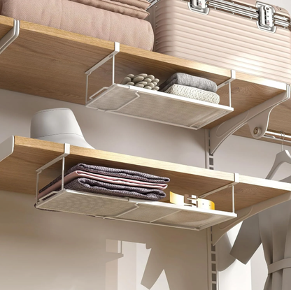 Adjustable Under Shelf Storage Rack | No Drill Organizer