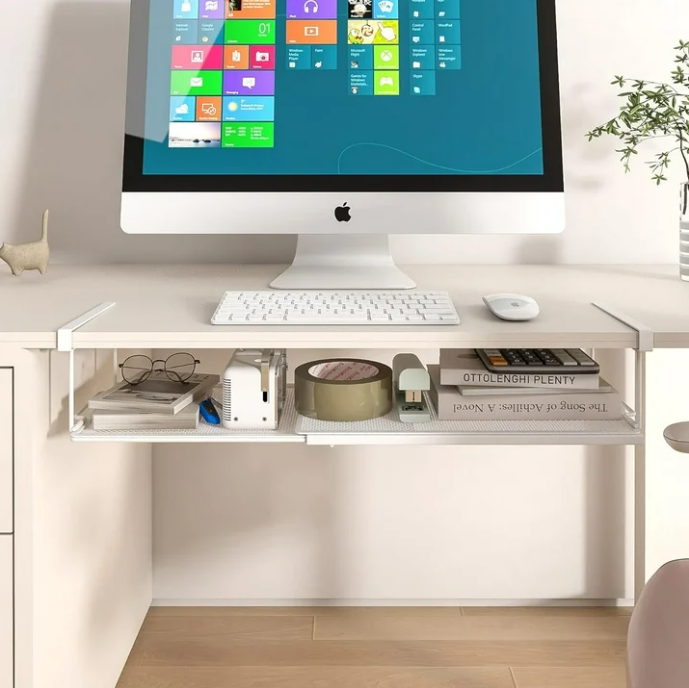 Adjustable Under Shelf Storage Rack | No Drill Organizer