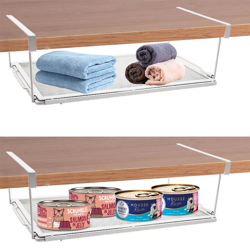 Adjustable Under Shelf Storage Rack | No Drill Organizer