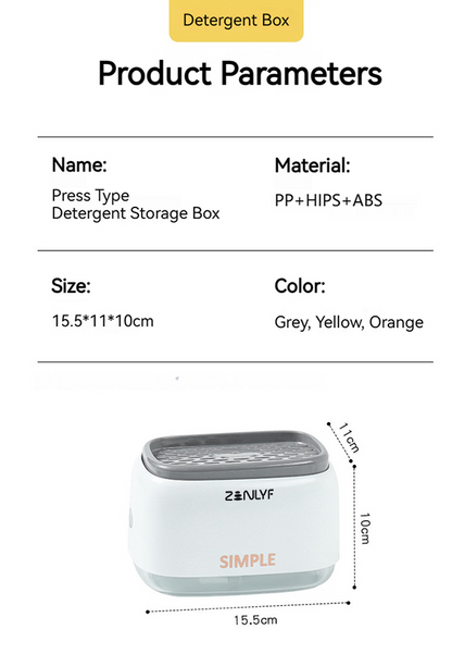 Zenlyf Premium Dishwashing Liquid Dispenser with Sponge Holder for Kitchen Sink