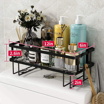 Single Layer Over Toilet Storage Rack | Bathroom Organizer Shelf