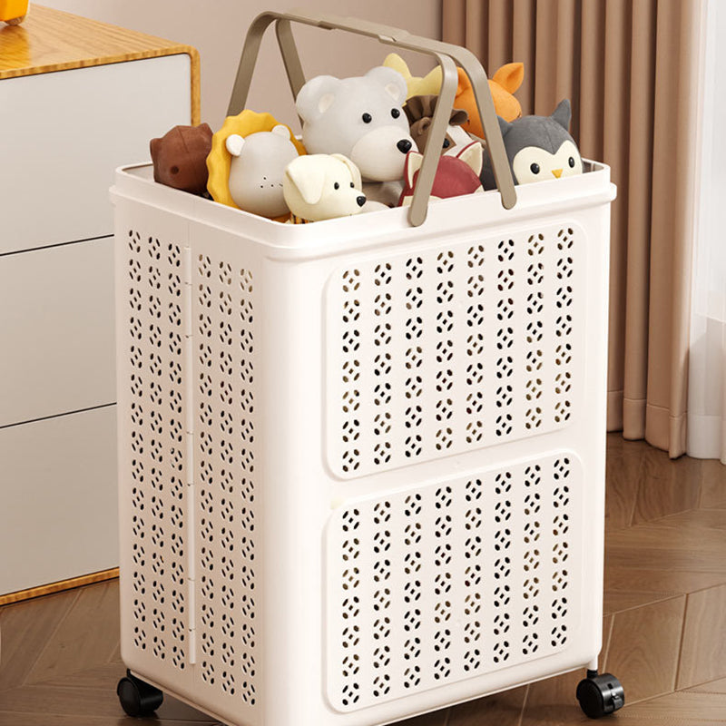 Foldable Laundry Basket with Wheels | Space-Saving Storage