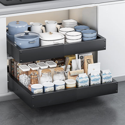 Adjustable Pull Out Kitchen Drawer Organizer for Cabinets