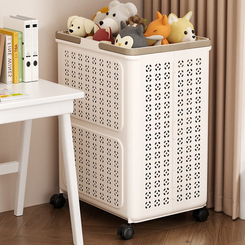 Foldable Laundry Basket with Wheels | Space-Saving Storage